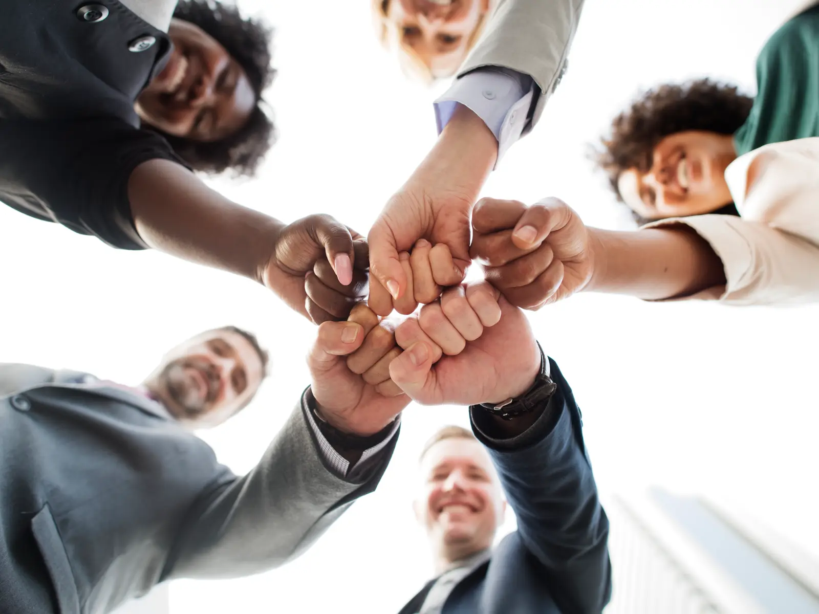 Remote development team collaborating